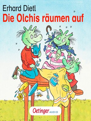 cover image of Die Olchis räumen auf